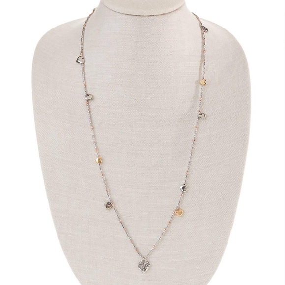 J.Jill NEW Artisanal Hearts Necklace NWT - Picture 1 of 7